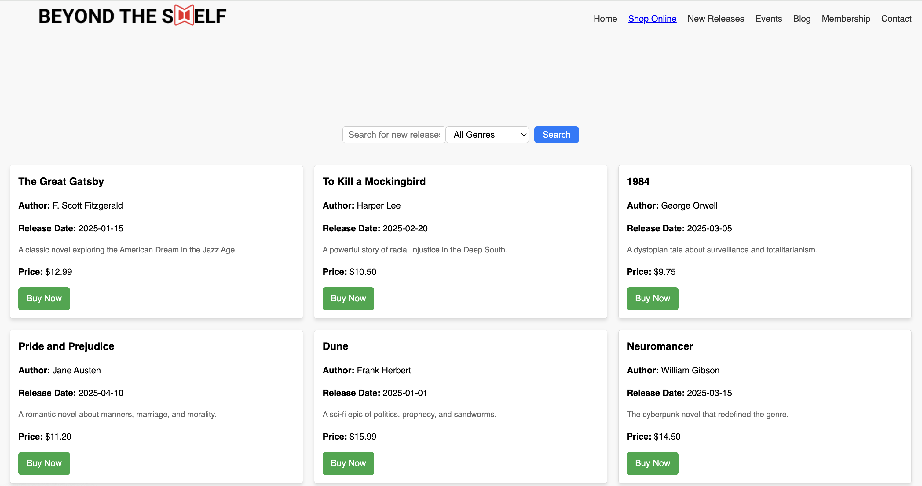 Screenshot 2 of Bookstore